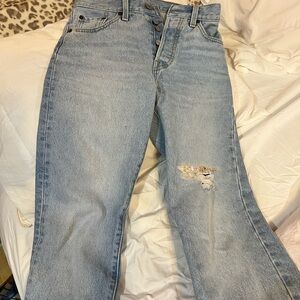 Levi's Light Blue Straight Leg Jeans